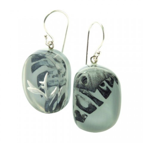 Серьги Zsiska - Amazon grey boxi