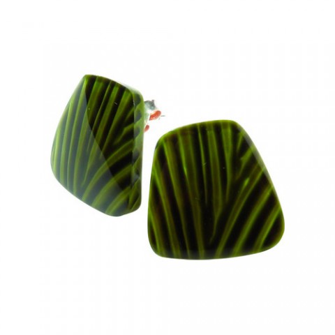 Серьги Zsiska - Diva green mid