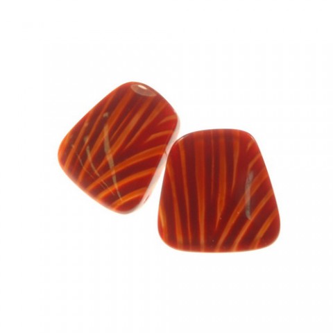 Серьги Zsiska - Diva orange mid