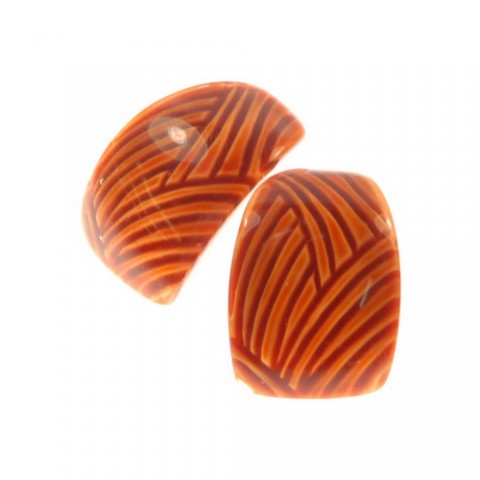 Серьги Zsiska - Diva orange zz