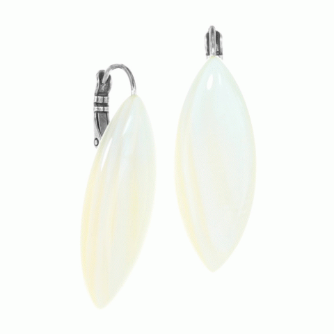 Серьги из морской раковины и камня Багио ELEMENTS 12--13100