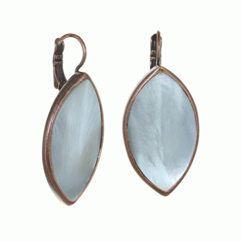 Серьги из ракушки hammer MYA 12--61924