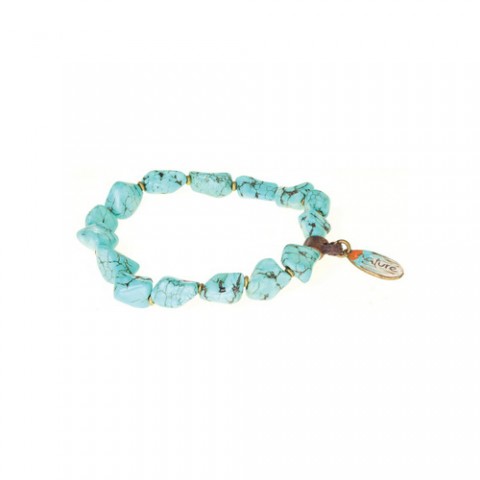 Браслет из коралла, лианы, тибетской бирюзы и железного дерева BUSH CRAFT 13--29647