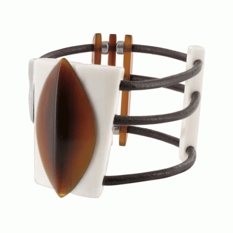 Браслет из золотого рога Oslow