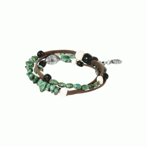 Браслет из бирюзы и тугаса KILIMANDJARO 13--23133