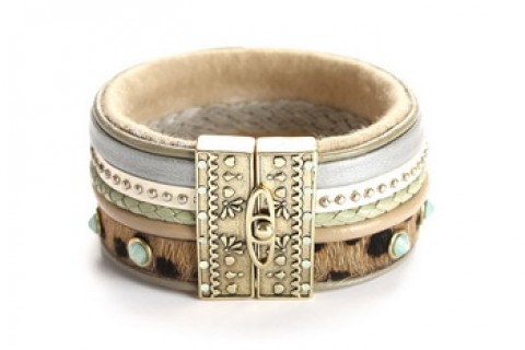 Браслет Exoal - Leather bangle summ