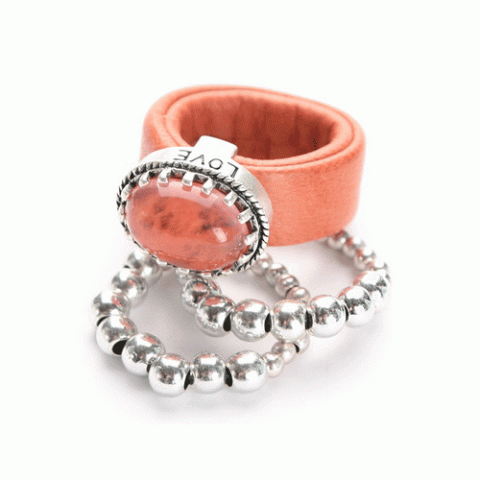 Кольцо Exoal - Leather ring xx