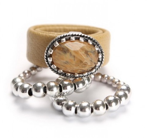 Кольцо Exoal - Leather ring ws