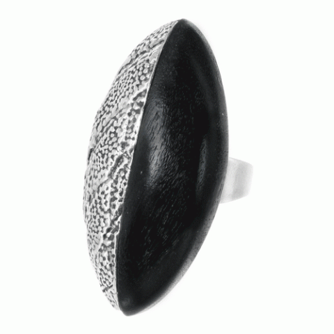 Кольцо из горного кристалла и дерева Махогани PERPETUITY 19--21117