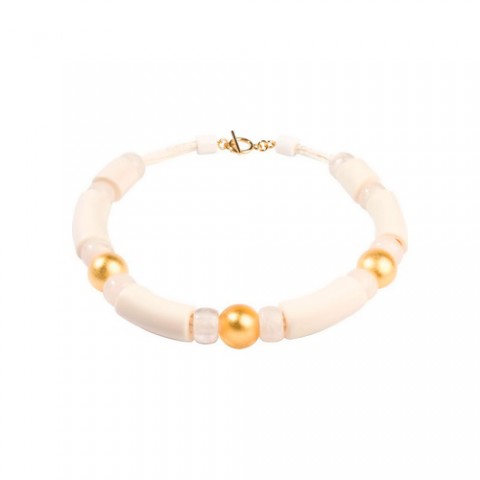 Колье Zsiska - Bold gold cream