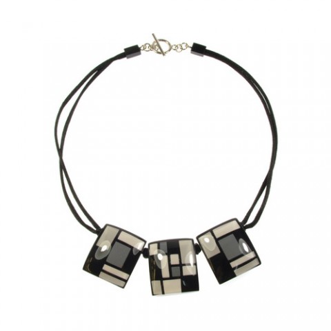 Колье Zsiska - Homage combination grey