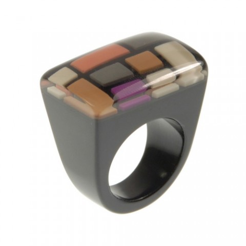 Кольцо Zsiska - Homage combination orange L